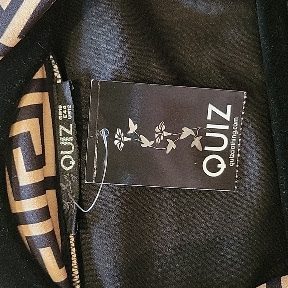 Quiz geometric trimmed jacket,12 - Picture 3 of 4